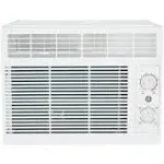 GE Electronic Window Air Conditioner 5000 BTU, White, Efficient Cooling for Smaller Areas Like Bedrooms and Guest Rooms, 5K BTU Window AC Unit with ea