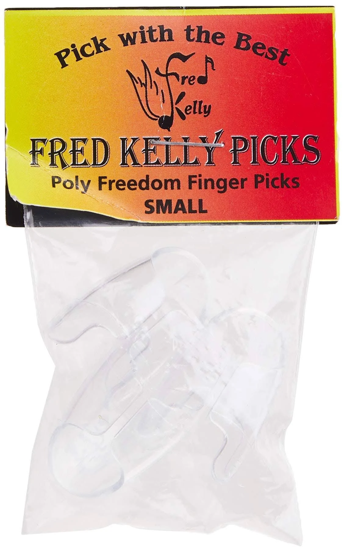 Fred Kelly Poly Freedom Finger Picks 3 Pack Medium