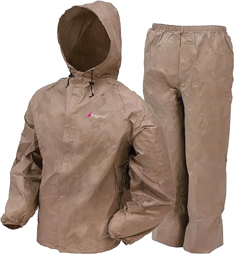 Frogg Toggs Women's Ultra-Lite Rain Suit, Medium, Khaki