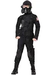 Special Forces Costume for Kids | Exclusive | Made by US | Kids | Boys | Black | M | Fun Costumes