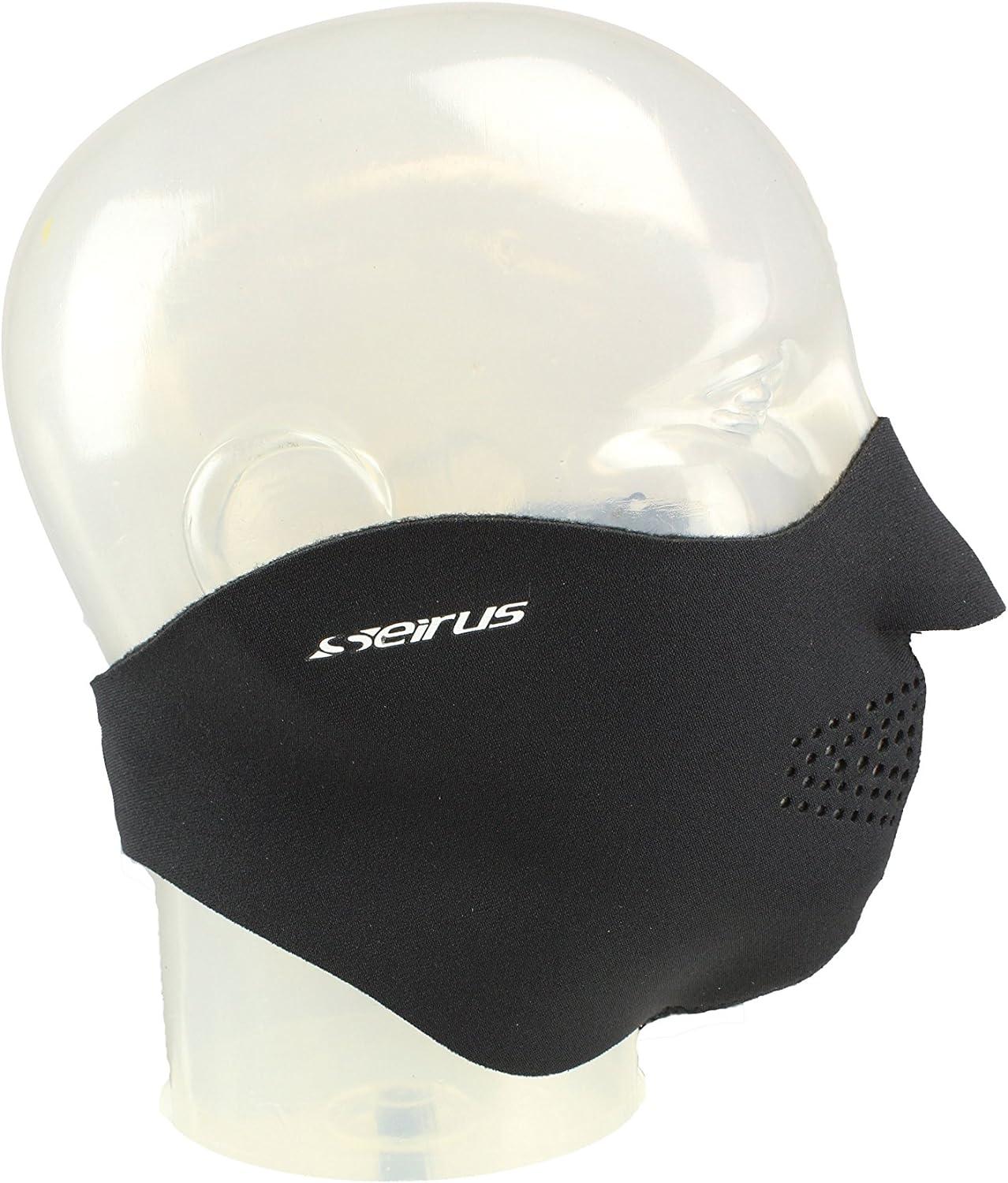 Seirus Innovation 6810 Neofleece Comfort Masque - Winter Cold Weather Face Protection, Black, Medium