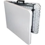 Plastic Development Group Bi-Fold Utility Table - White