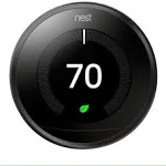 Nest - Learning Thermostat - 3rd Generation - Black