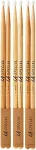 Promark La Specials 7A Hickory Drumsticks Oval Nylon Tip Three Pairs