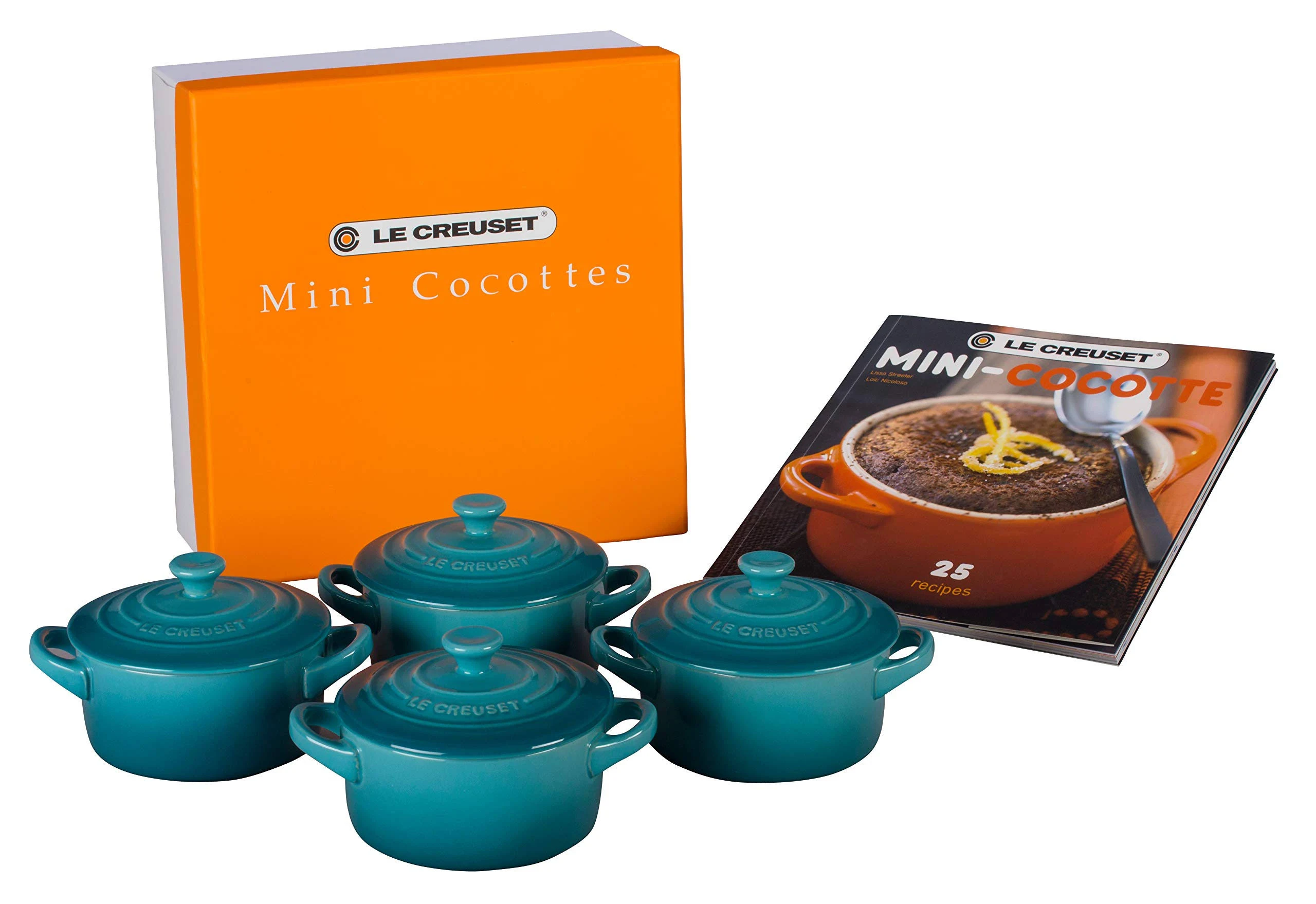 Le Creuset Mini Cocottes Set with Cookbook