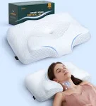 Adjustable Cervical Pillow for Neck Pain Relief, Hollow Contour Memory Foam Pillows Plus Support, Odorless Orthopedic Bed Pillows for Sleeping, Shoulder Pillow