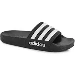 Adidas Adilette Kids' Slide Sandals, Boy's, Size: 6, Black White