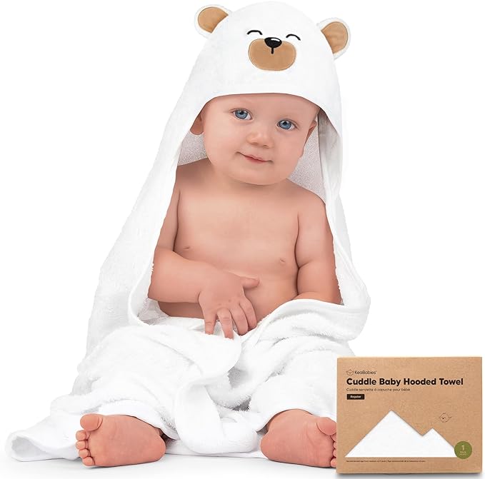 KeaBabies Cuddle Baby Hooded Towel - Dog