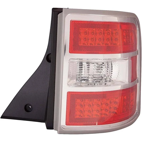 HEADLIGHTSDEPOT Left Driver Side Tail Light Compatible With 12-19 Ford Flex LIMITED CAPA Certified