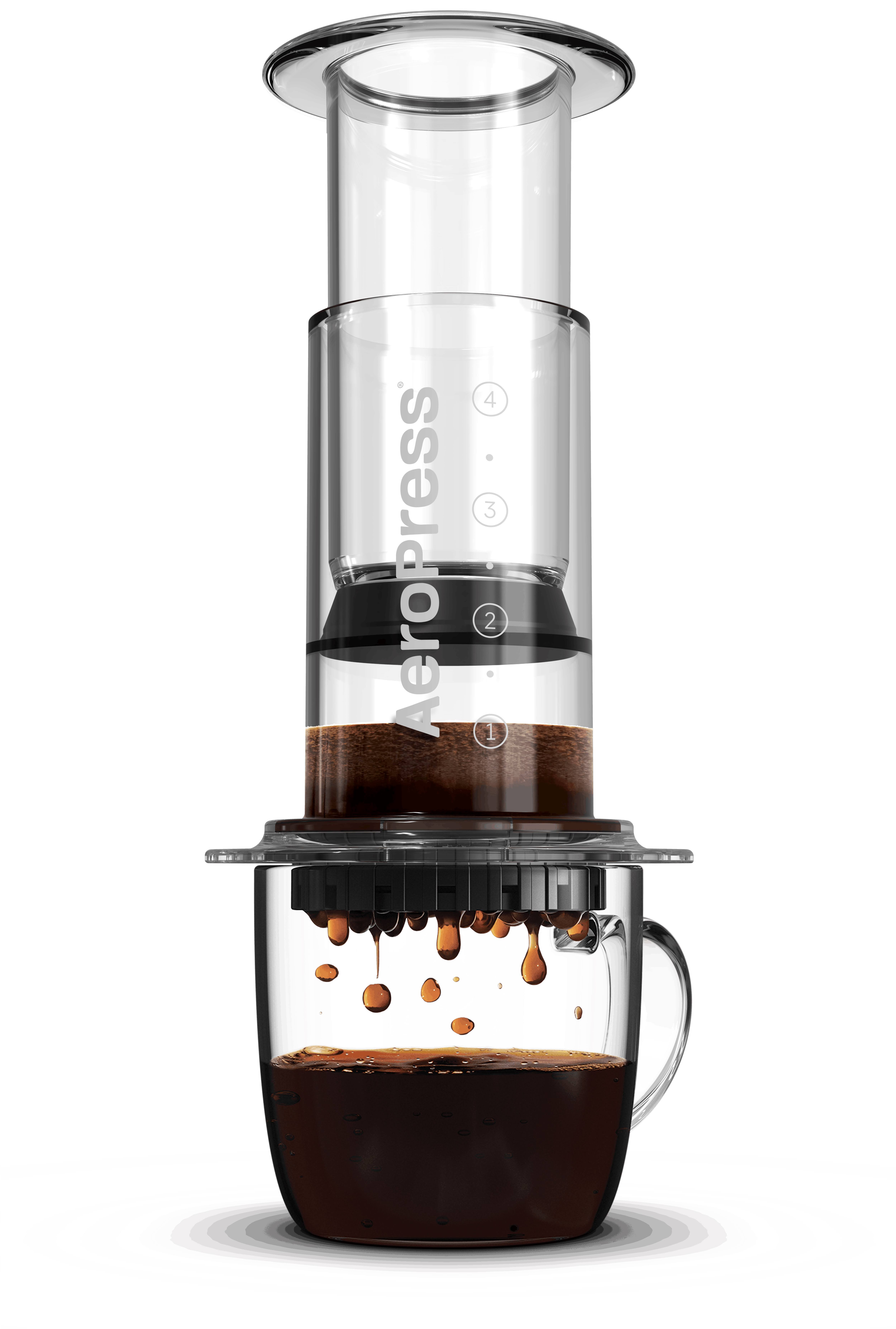 Aeropress Clear Coffee Maker Clear Green