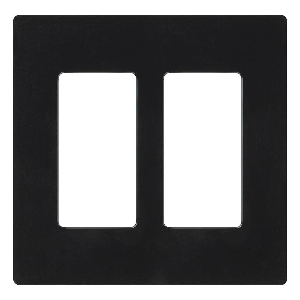 Lutron Claro 2 Gang Decorator/Rocker Wallplate, Gloss, Light Almond (48-Pack) | CW-2-LA