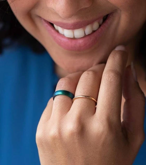 Enso Rings Thin Legend Silicone Ring | Made in The USA | Ultra Comfortable, Breathable, and Safe Silicone Ring