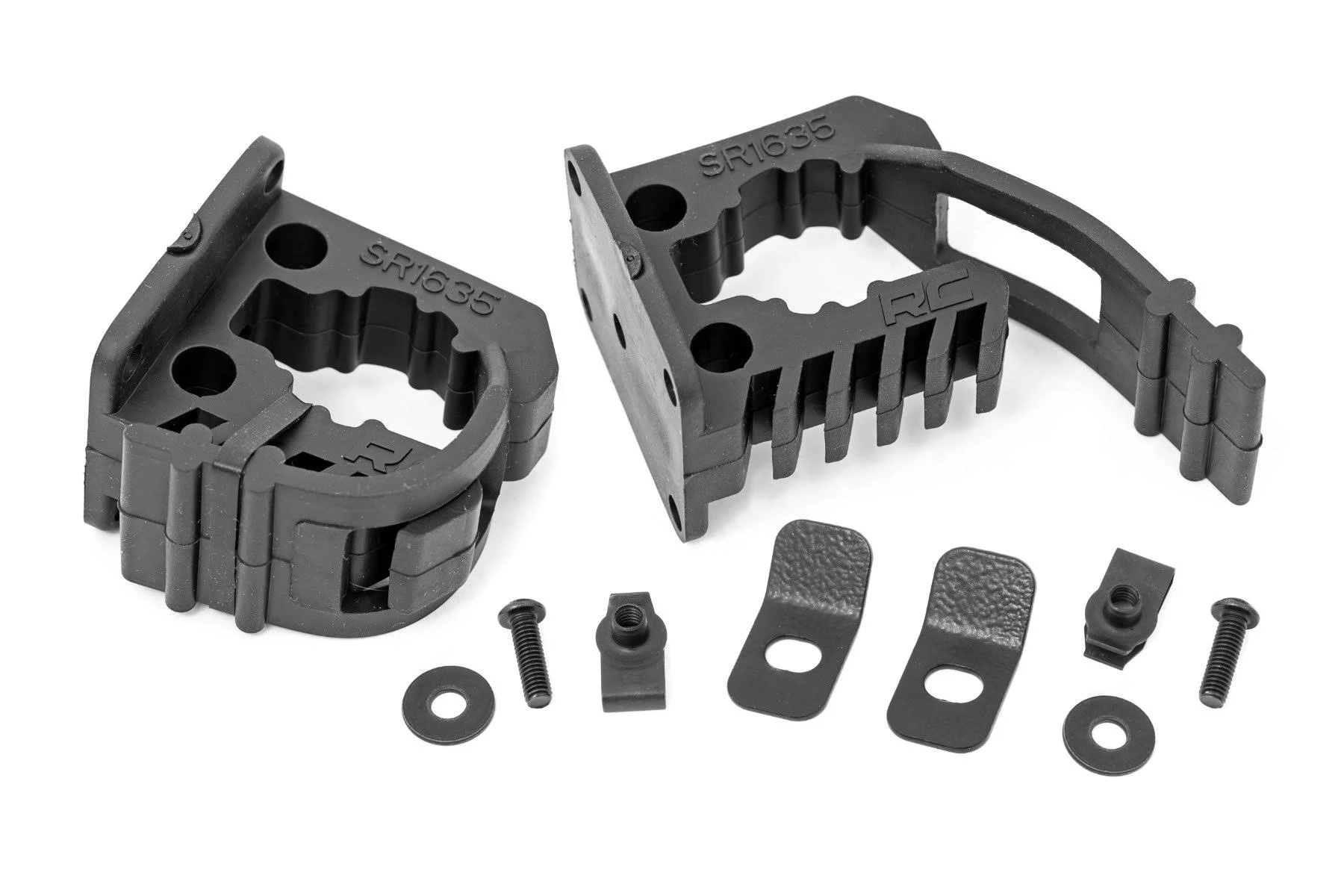 Rough Country Rubber Molle Panel Clamp Kit 5/8" to 1-3/8" with 2 Clamps 99067