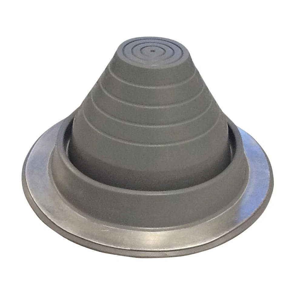 Dektite Gray EPDM Metal Roof Pipe Flashing