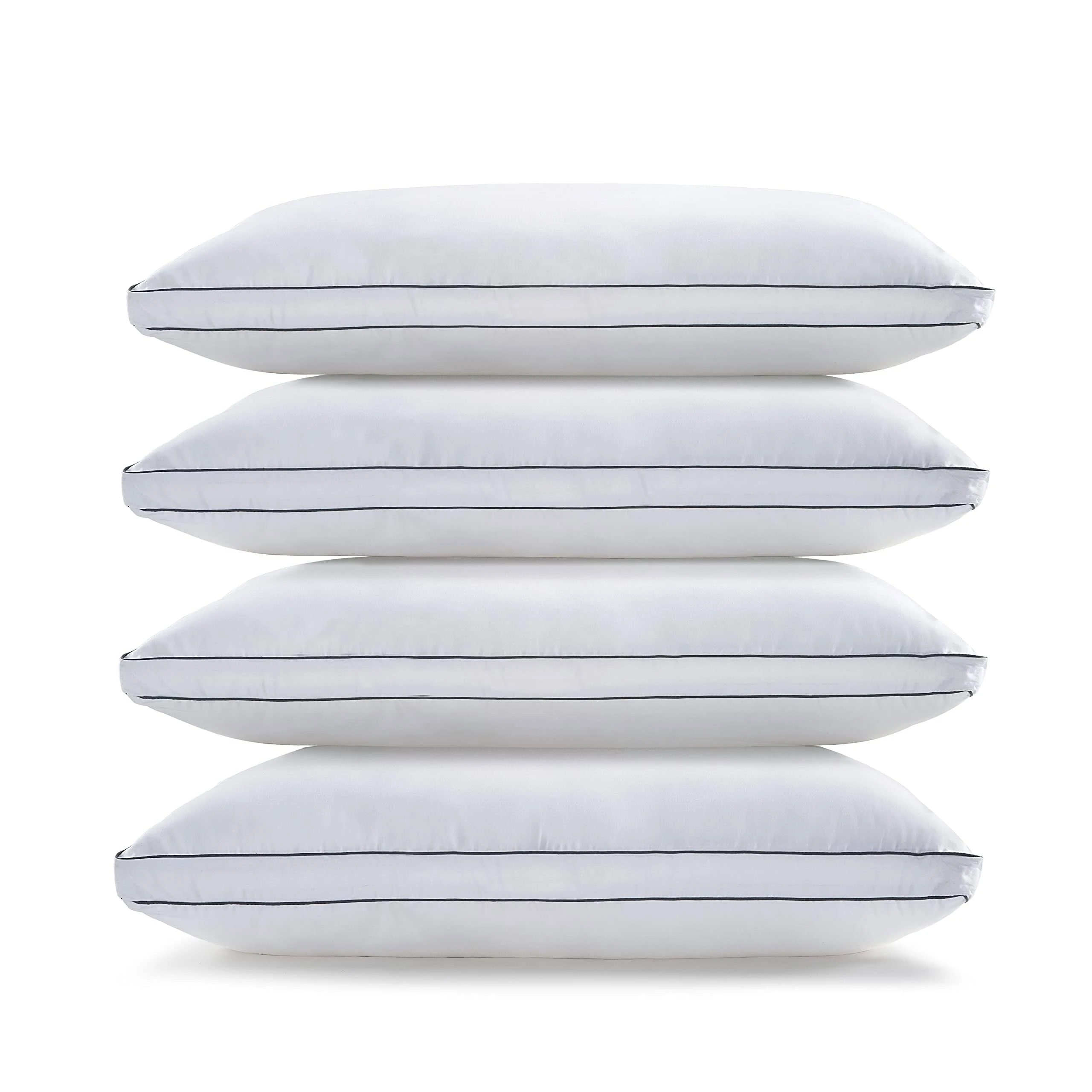 Standard Pillows for Sleeping Bed Pillows Set of 4 Luxury Hotel Quality Down