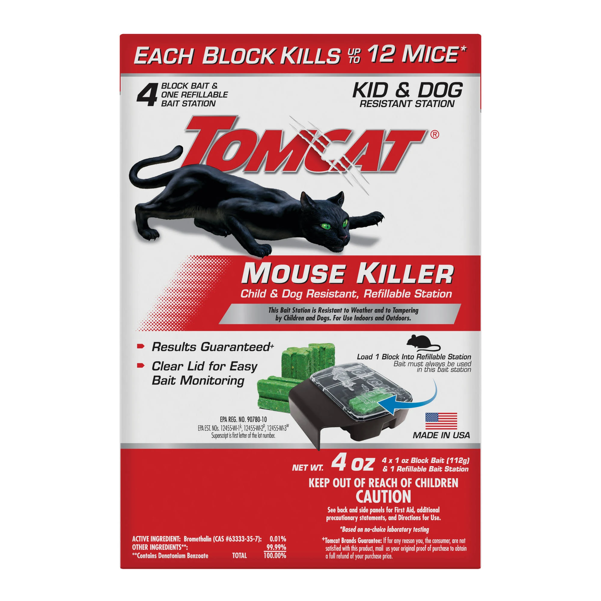 Tomcat Mouse Killer Refillable Bait Station