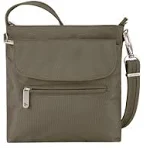 Travelon RFID Anti-Theft Mini Shoulder Bag - Brown