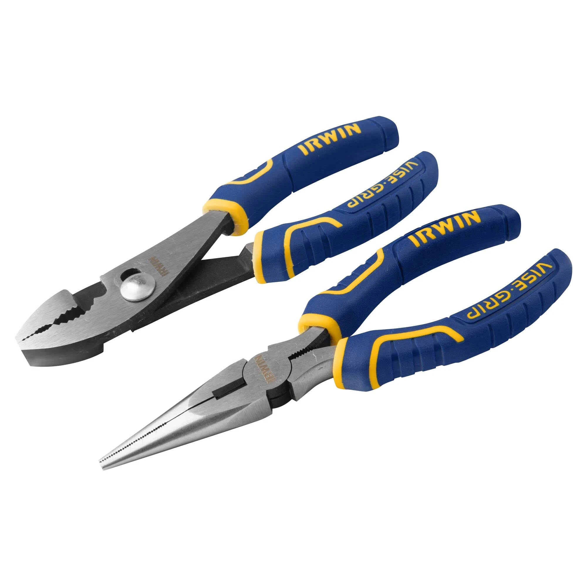 Irwin Vise-Grip 2078702 2-Piece Slip Joint / Long Nose ProPlier Set