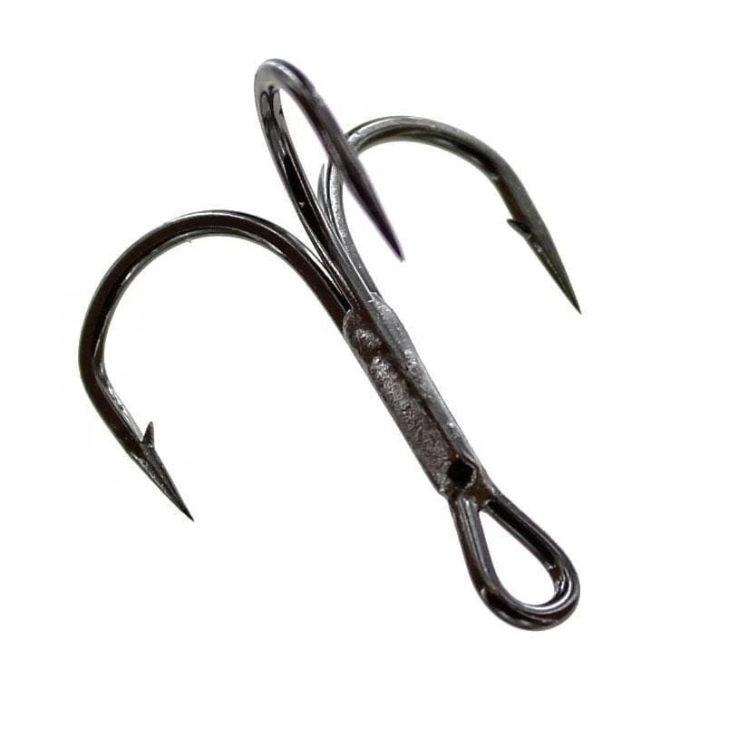 Owner ST-36 Treble Hooks - 5 Pk. - Size 3/0 - Black Chrome