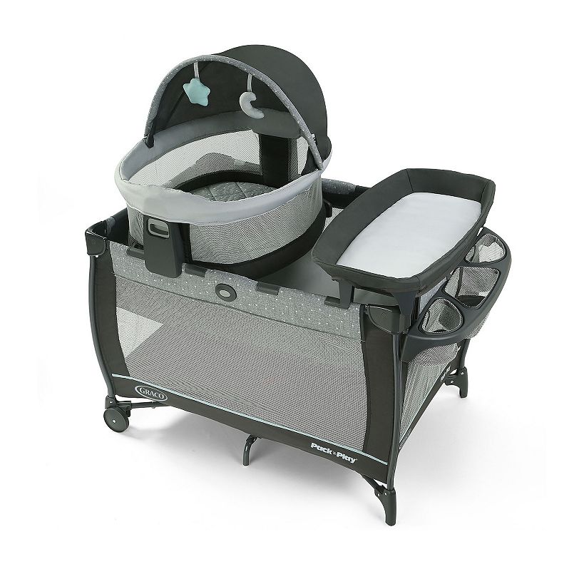 Graco Pack 'n Play Travel Dome Lx Playard In Astin Grey