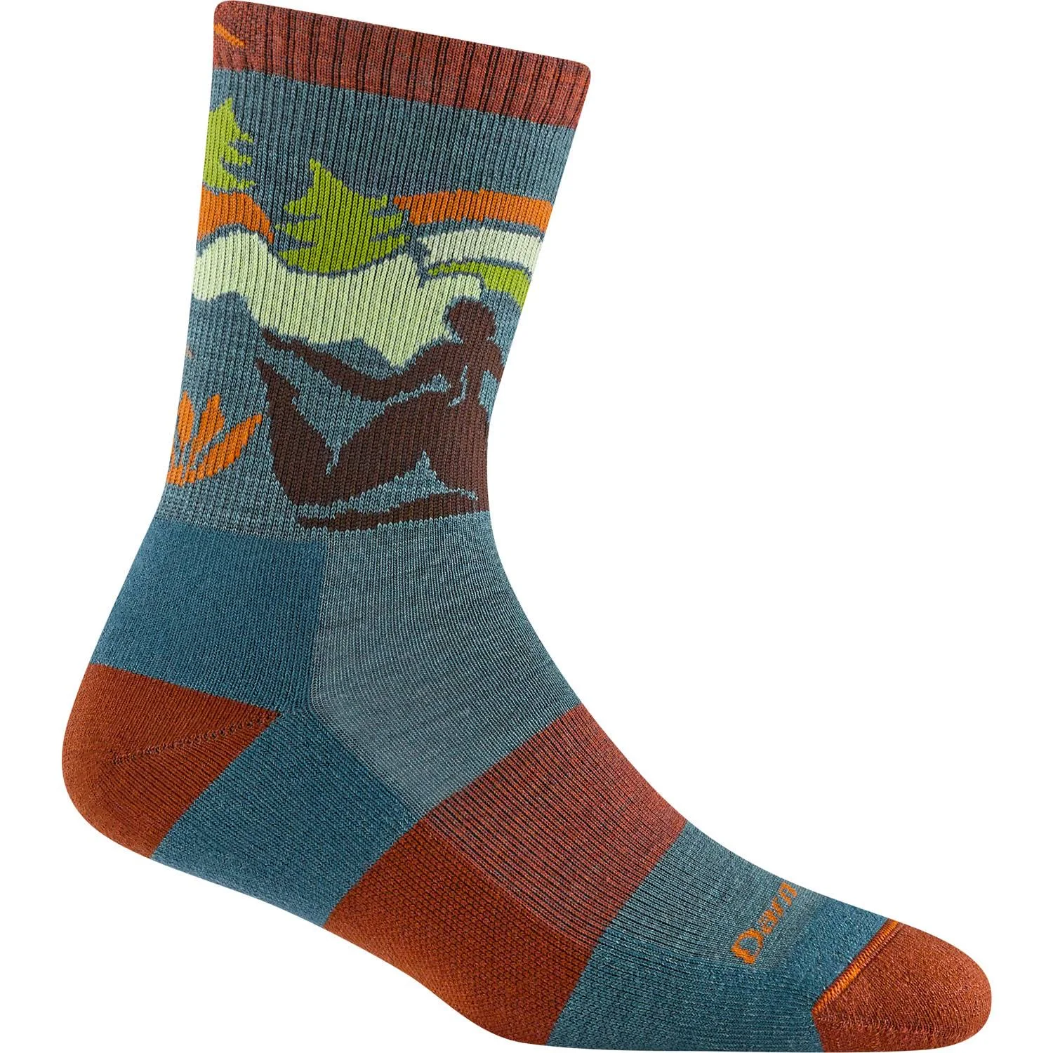 Darn Tough Trailblazer Micro Crew Lightweight Cushion Hiking Sock Women's - Taupe - Large