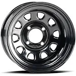 Itp Delta Steel Wheel - 14x7 - 4/110 5+2 - Black - 1425553014B