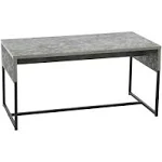 Household Essentials Wrap Modern Coffee Table, Slate Concrete