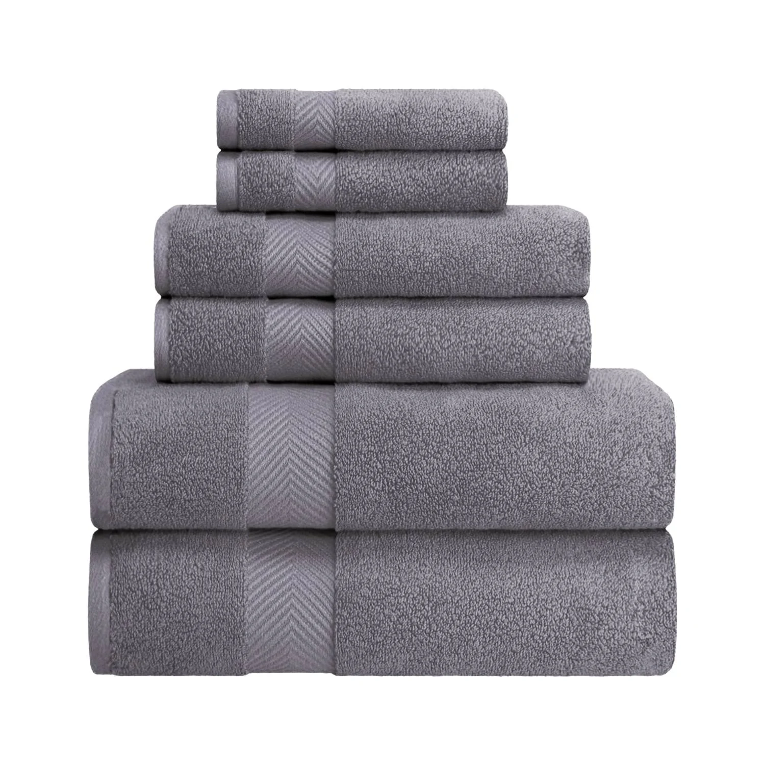 Superior Zero-Twist Cotton 6-PC. Towel Set