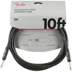 Fender Professional Series Instrument Cable 10ft Black