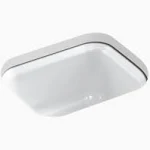 KOHLER K-6589-U-0 Northland Under-Mount Bar Sink - White