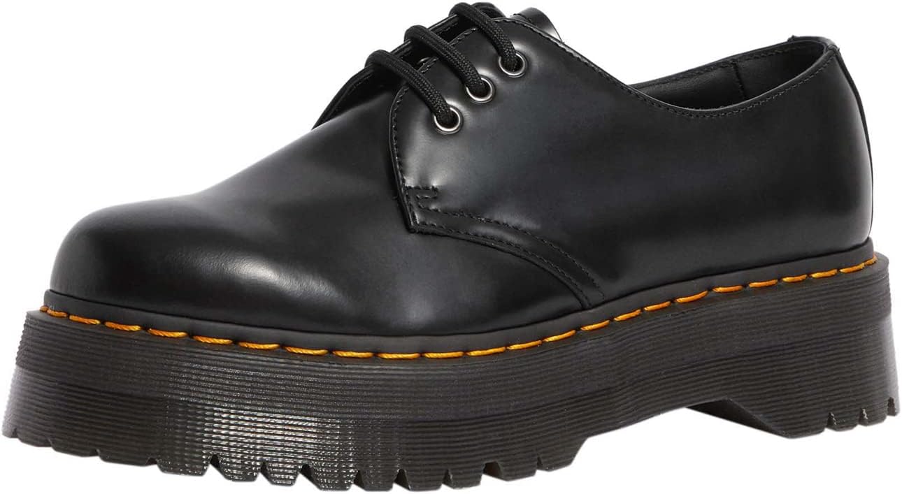 Dr. Martens Black 8053 Quad Platform Derbys