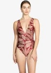 Robin Piccone Women's Romy Plunge One-Piece Swimsuit