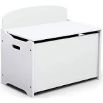 Delta Children MySize Deluxe Toy Box - Bianca White