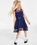 Calvin Klein Girls' Big Sleeveless Party Dress