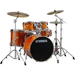 Yamaha Stage Custom Birch 5-Piece Shell Pack with 20 inch Bass Drum Honey Amber