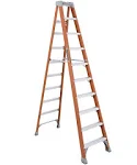 Louisville 10' Step Ladder iA 300lbs Fiberglass FS1510