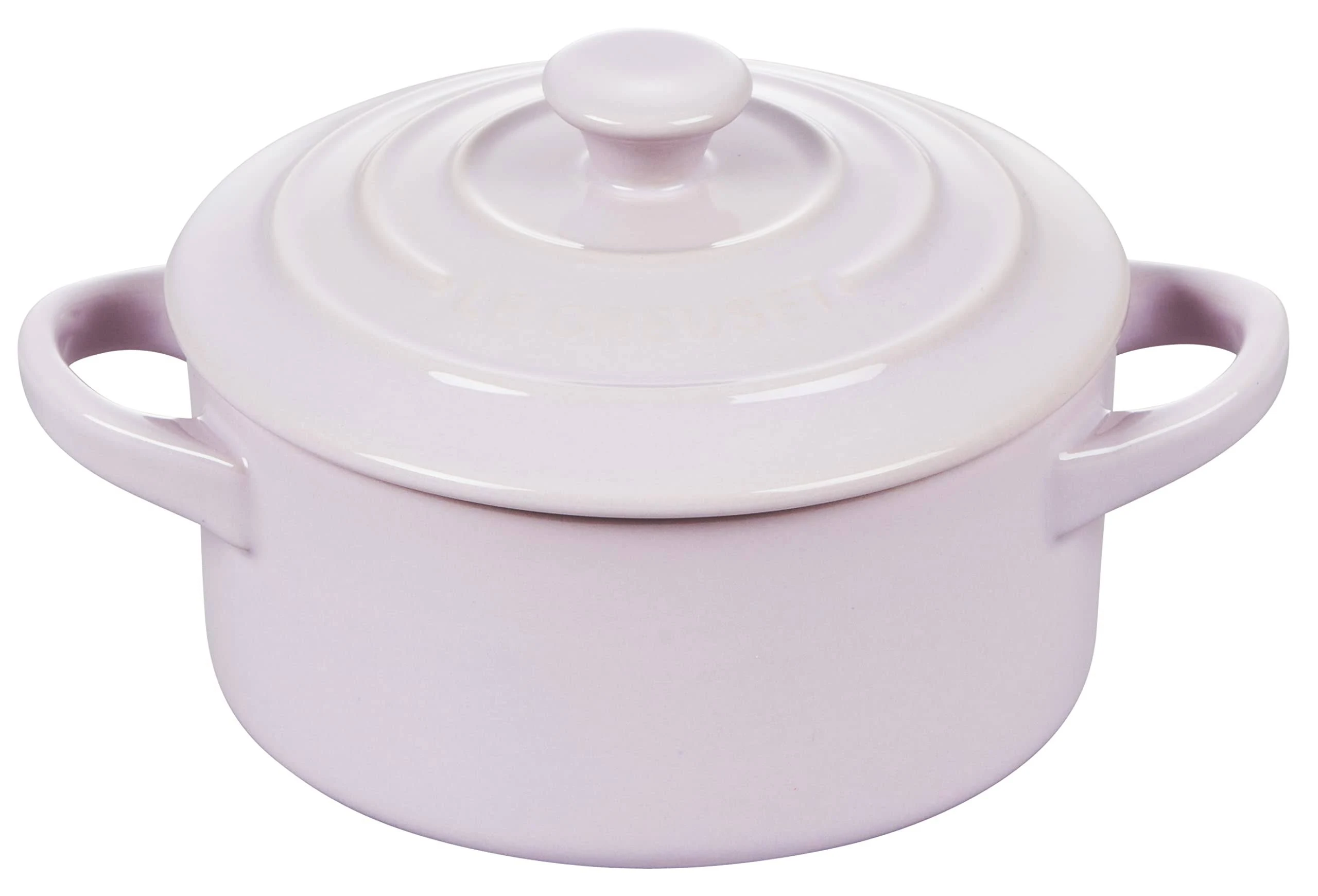 Le Creuset Stoneware 8 oz. Mini Round Cocotte, White