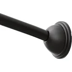 Moen CSR2160BL Matte Black Adjustable Curved Shower Rod