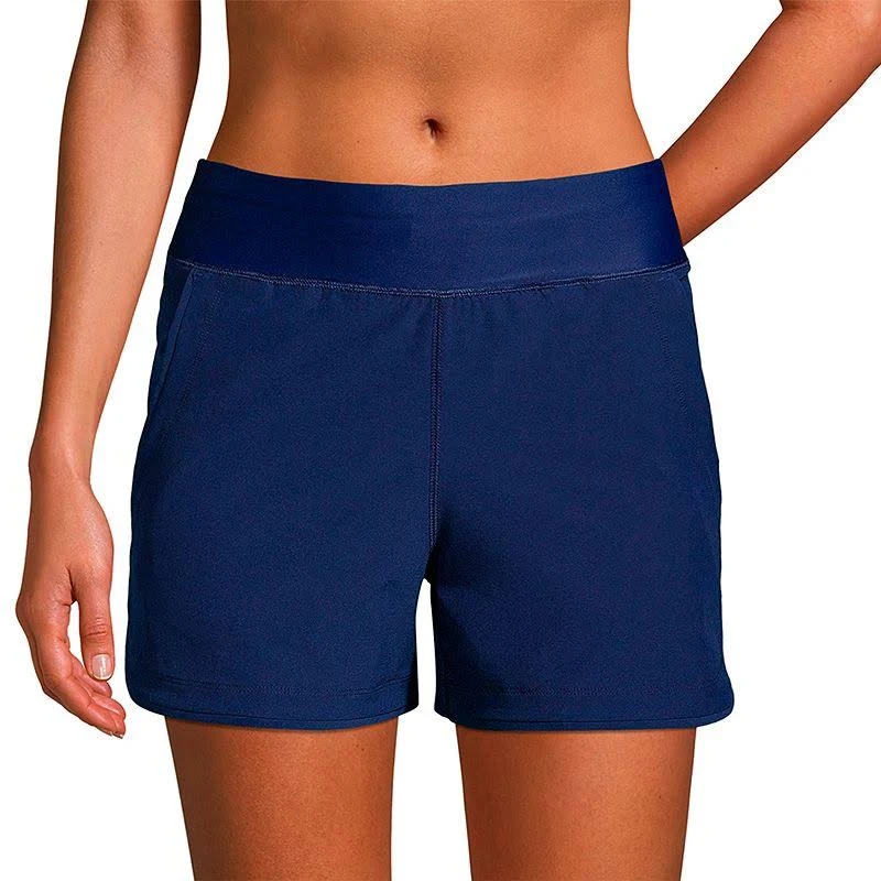 Lands' End Women's 3" Quick Dry Swim Shorts with Panty