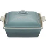 Le Creuset 2.5 qt. Square Heritage Covered Casserole | Sea Salt