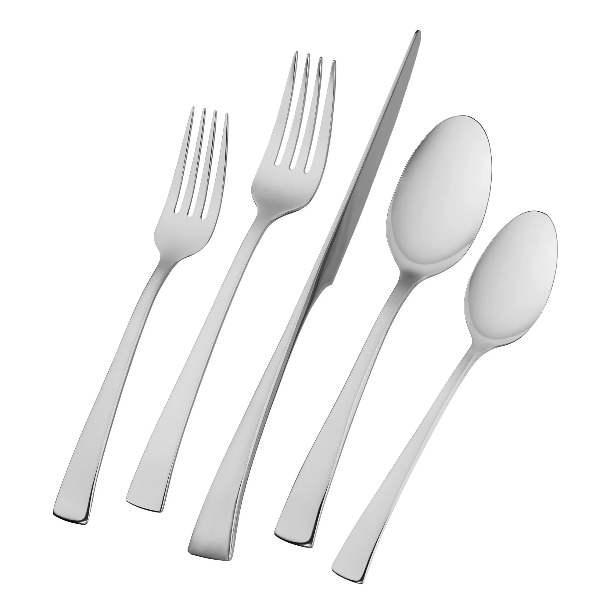 Zwilling J.a. Henckels Bellasera Satin 45-Piece Flatware Set Stainless Steel