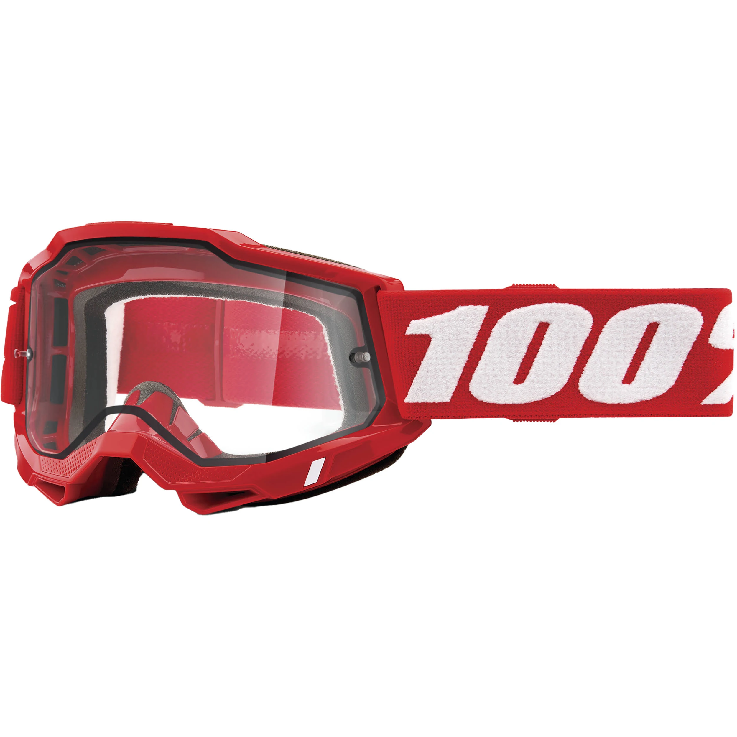 100% Accuri 2 Enduro Goggles - Clear Lens Red