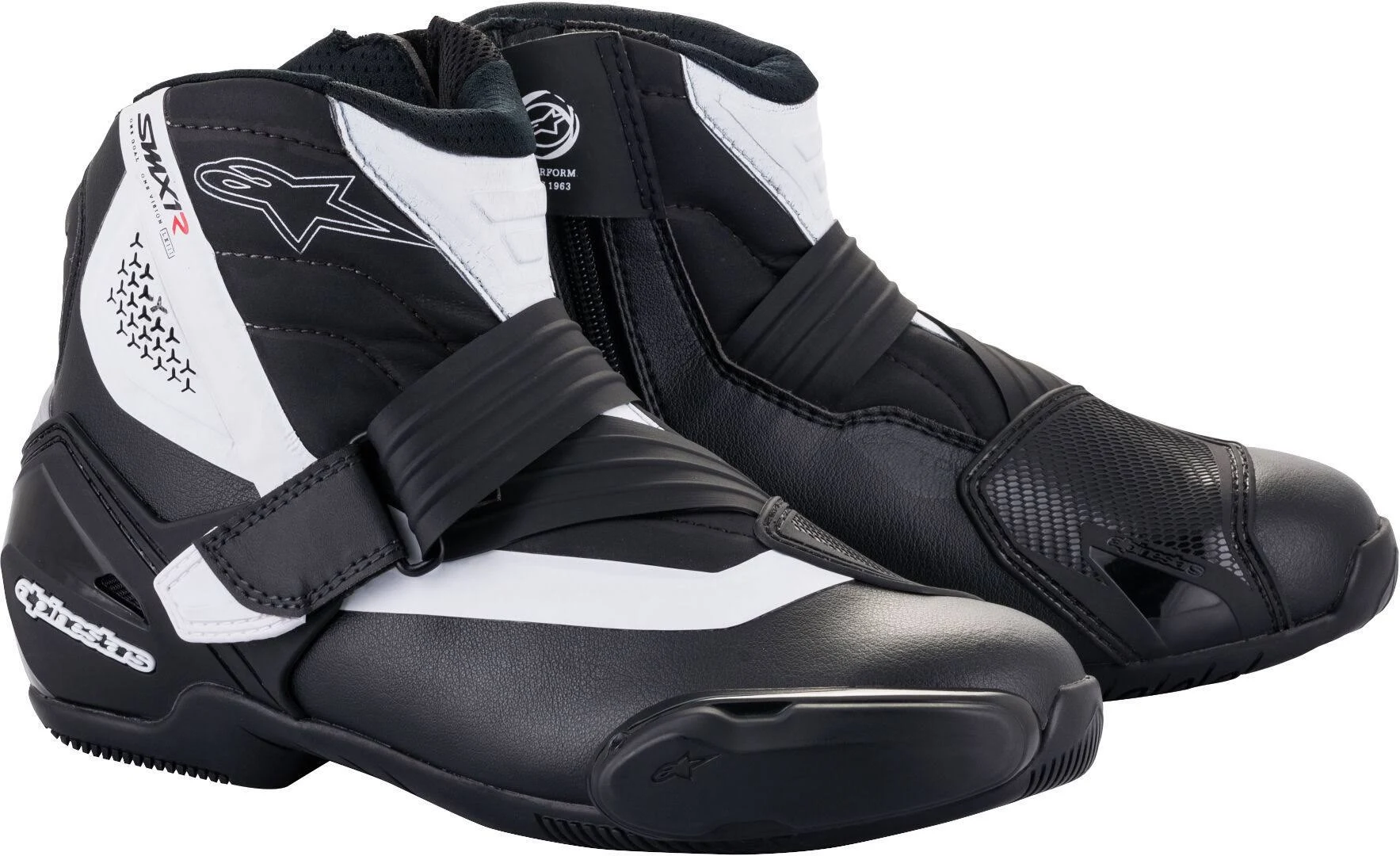 Alpinestars SMX-1 R V2 Boots - Black/White - 38