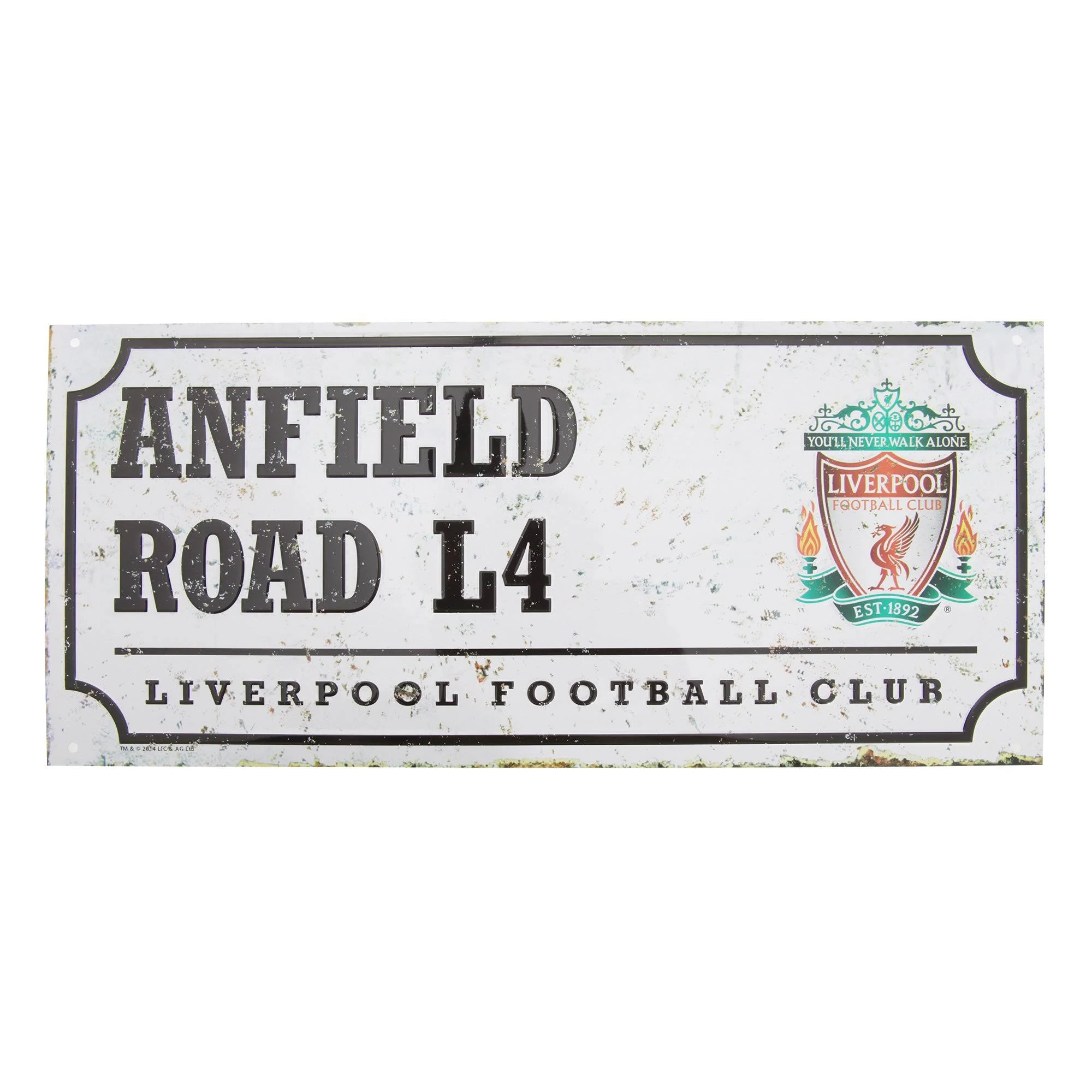 Liverpool FC 'Anfield Road' Street Sign