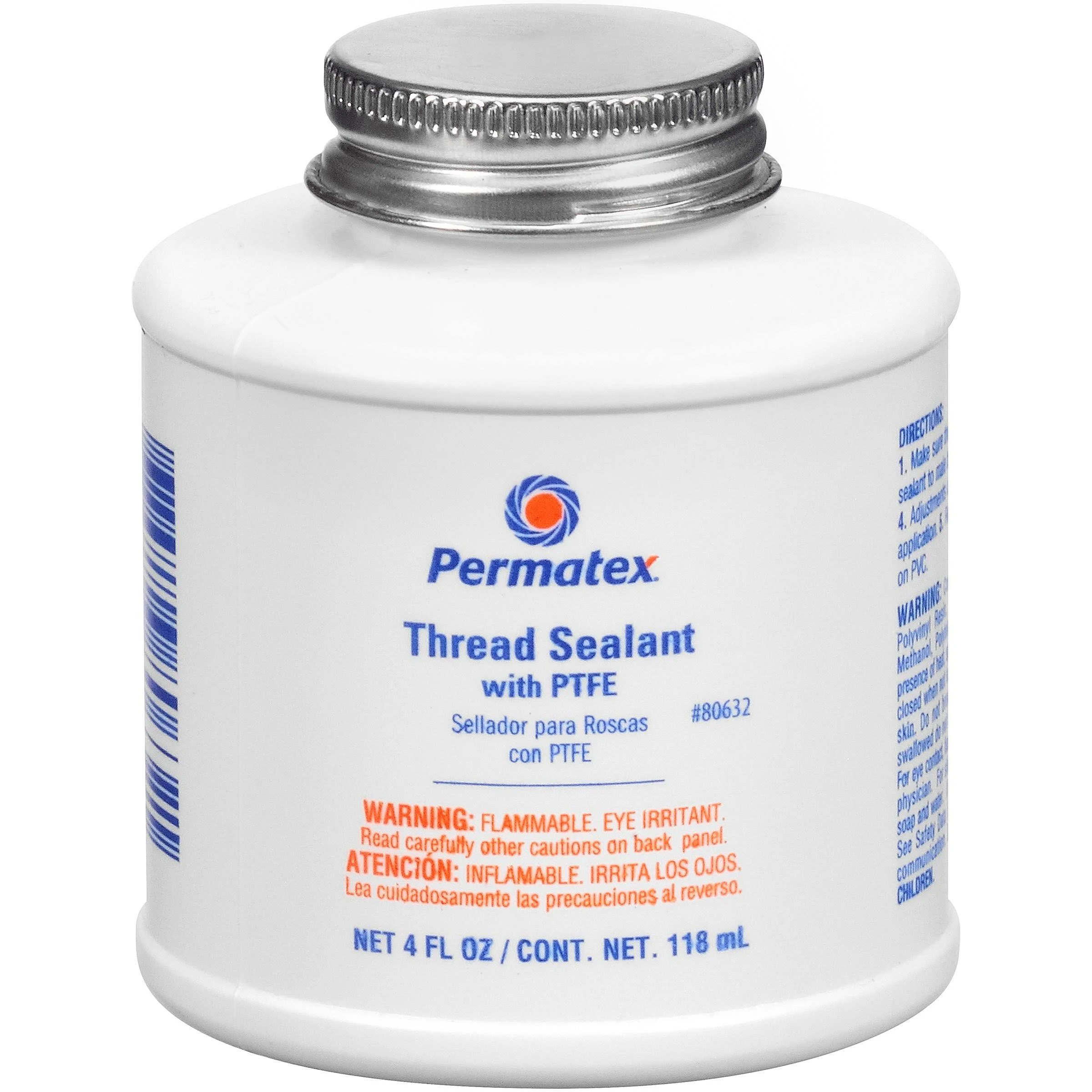 Permatex 80632 Thread Sealant Liquid 4 oz Brush Top Can made in USA