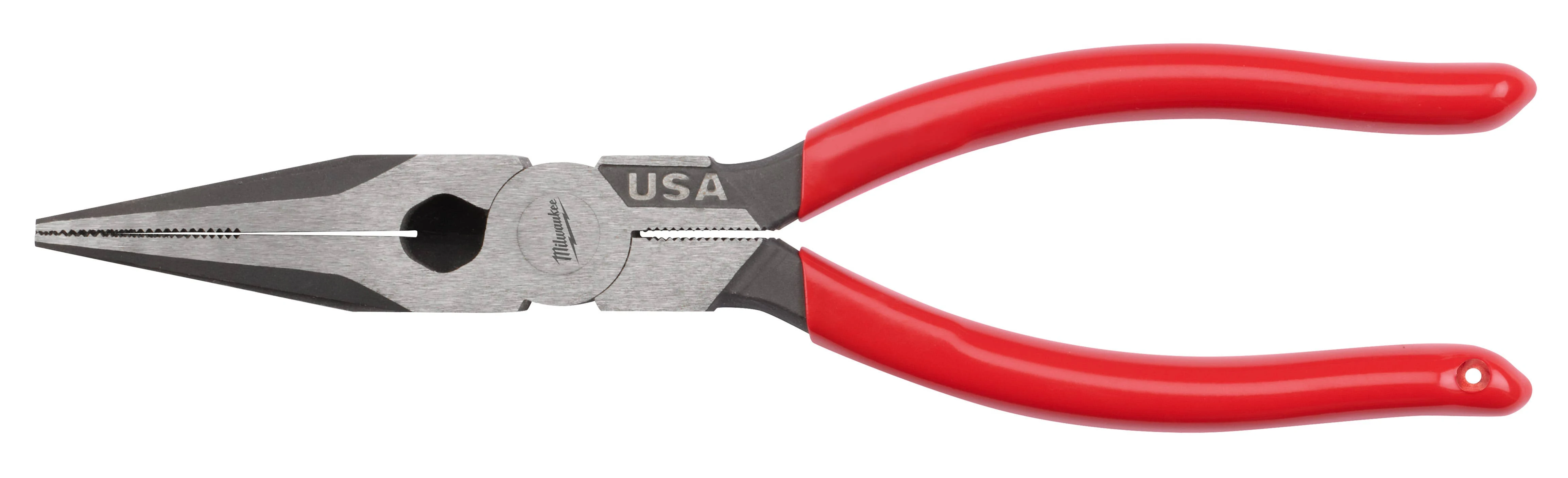 Milwaukee MT505 8 in. Long Nose Dipped Grip Pliers