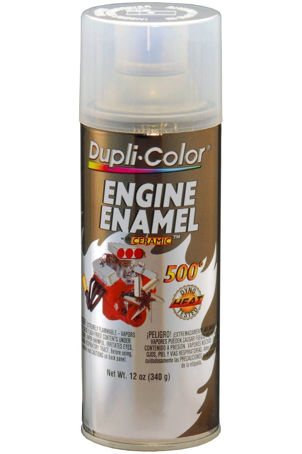 Dupli-Color 12oz Clear Engine Enamel Spray Paint (DE1636)