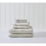 Tommy Bahama Island Retreat 6-Piece Beige Cotton Towel Set