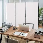 VEVOR Room Divider, 6.1 ft Dividers and Folding Privacy 3-Panel, White 