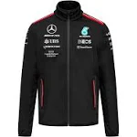 2024 Mercedes AMG Petronas F1 Men&#039;s Team Black Softshell size L